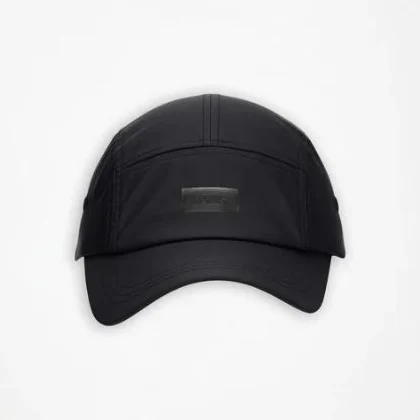Rains 5 Panel Cap, black